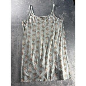Lands’ End Nightgown Women’s 3x Floral Soft Built In Bra Cotton Modal‎ Dress